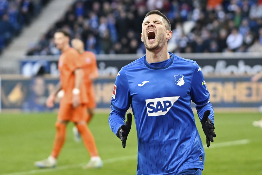 BUNDESLIGA Kramarić maestralnom asistencijom doneo bod Hofenhajmu i usporio uzlet Ajntrahta! (VIDEO)