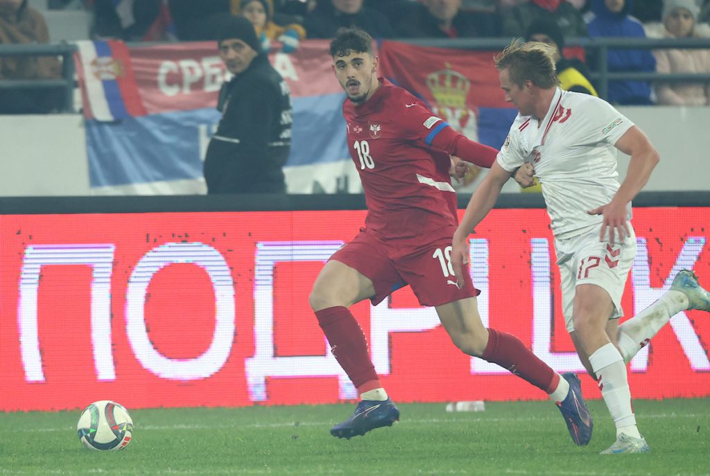 LISICA U PETERCU Ivanović pogodio glavom sa zemlje, pa proslavio u Mitrovom stilu (VIDEO)