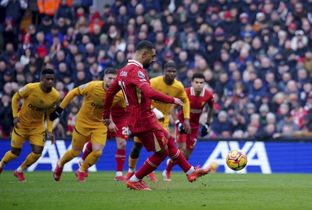 PREMIJER LIGA Kunja mučio Liverpul, ali „redsi“ upisali tri boda! Dijaz i Salah presudili Vulfsima (VIDEO)