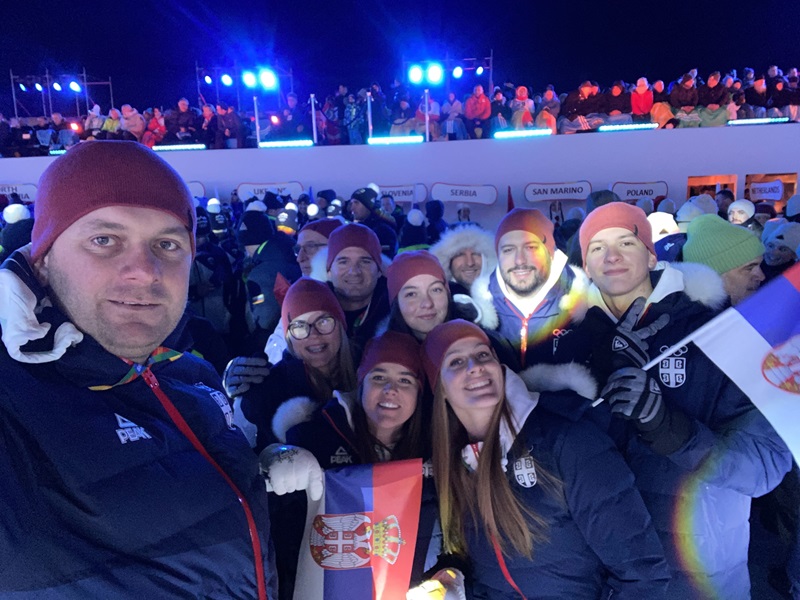 OTVOREN ZIMSKI EJOF Tošić i Đurović nosili srpsku zastavu