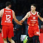 Nemanja Nedović i Nikola Kalinić na utakmici protiv Olimpijakosa (Foto: Starsport)