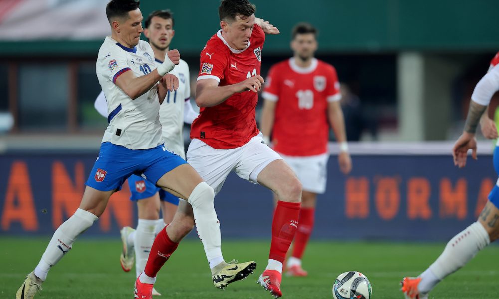 Momenat sa utakmice Austrija - Srbija (Foto: Starsport)