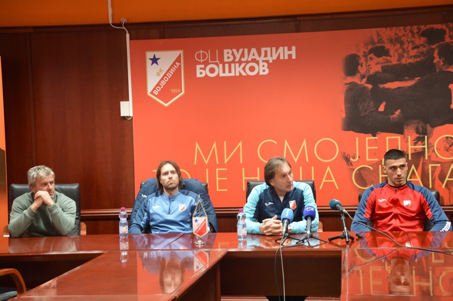 TANJGA PREDSTAVIO NOVI STRUČNI ŠTAB VOJVODINE I PORUČIO: Cilj ostaje plasman u Evropu i finale Kupa!