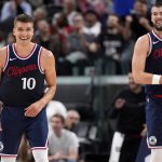 Bogdan Bogdanović i Ivica Zubac u dresu Los Anđeles Klipersa (Foto: Beta/AP)