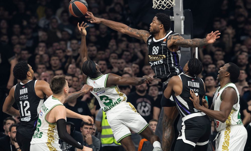 Momenat sa utakmice Partizan - Žalgiris (Foto: Starsport)