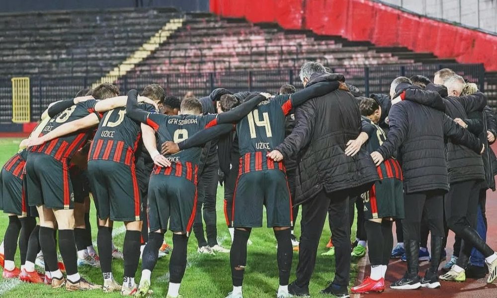 Fudbaleri Slobode iz Užica (Foto: GFK Sloboda / Instagram)