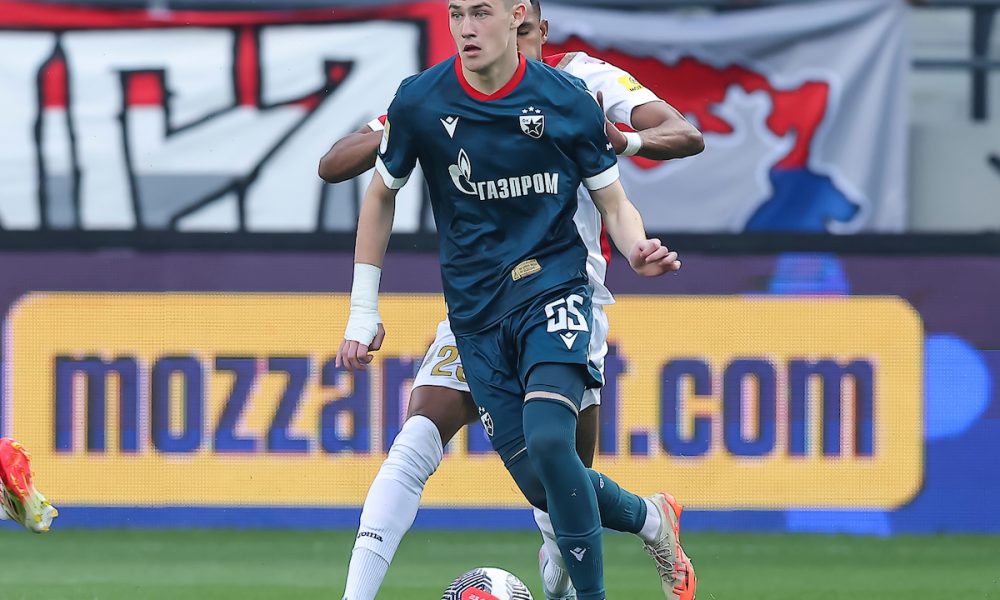 Andrija Maksimović na utakmici protiv Vojvodine (Foto: Starsport)