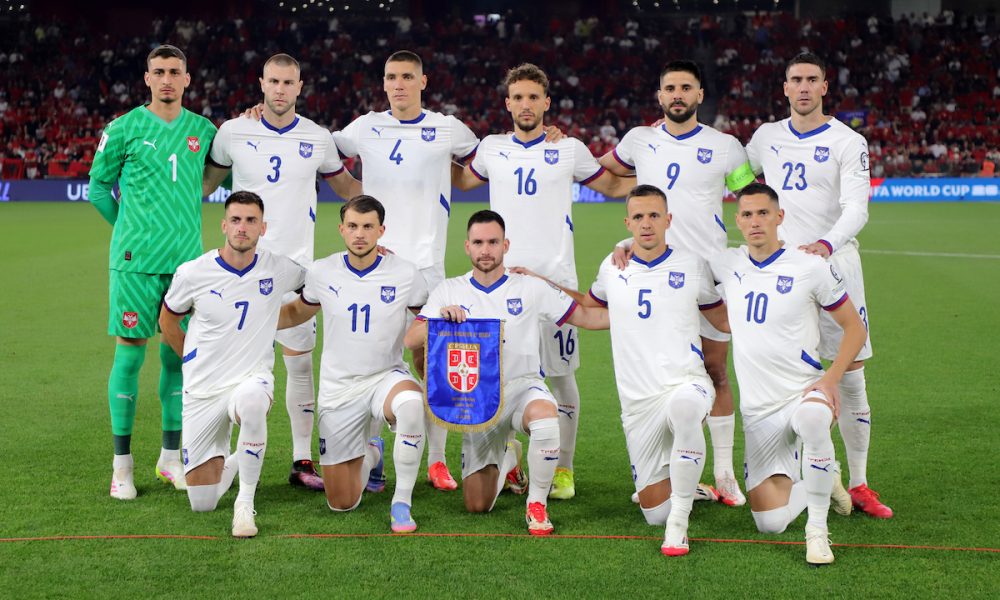 Startna postava Srbije na utakmici protiv Albanije (Foto: Starsport)