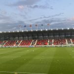 Stadion u Leskovcu sat vremena pred početak utakmice (Foto: Maxbet Sport)
