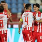 Fudbaleri Crvene zvezde na utakmici protiv Javora (Foto: Starsport)