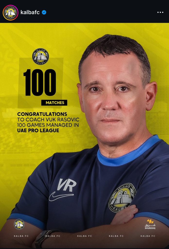 Veliko priznanje: Vuk Rašović ušao u istoriju fudbala u Emiratima (FOTO)